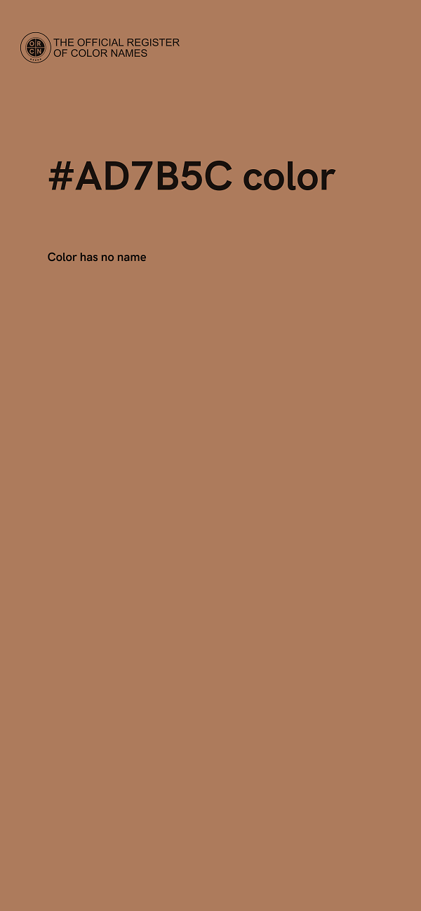 #AD7B5C color image