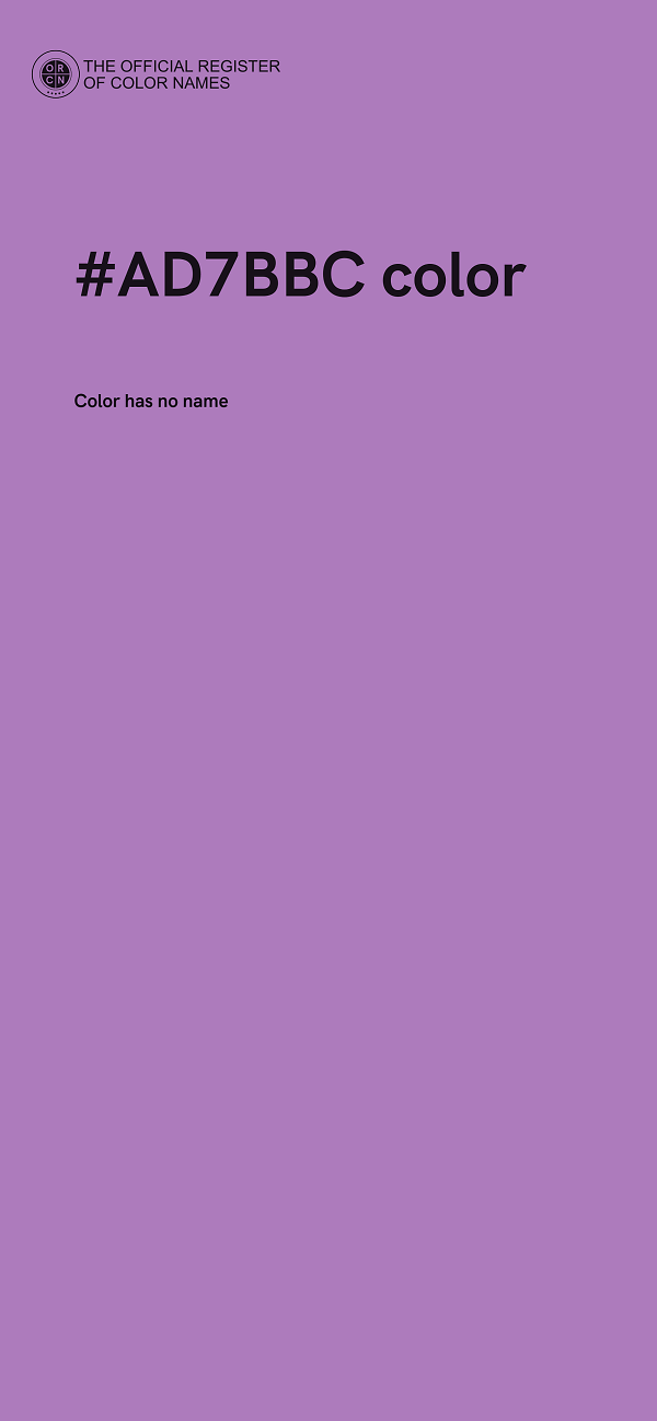 #AD7BBC color image