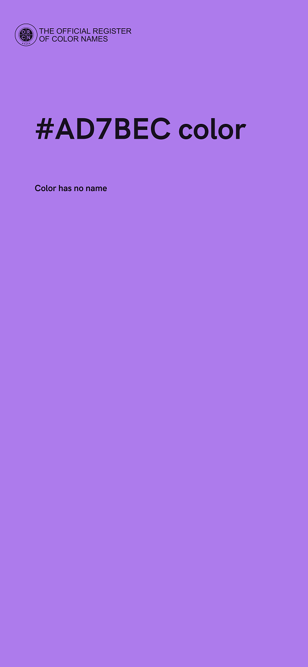 #AD7BEC color image