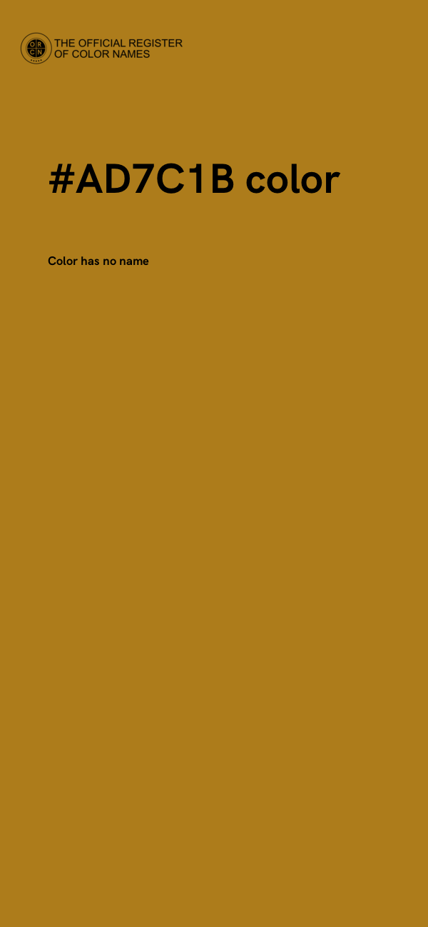 #AD7C1B color image
