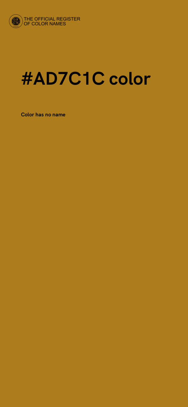 #AD7C1C color image