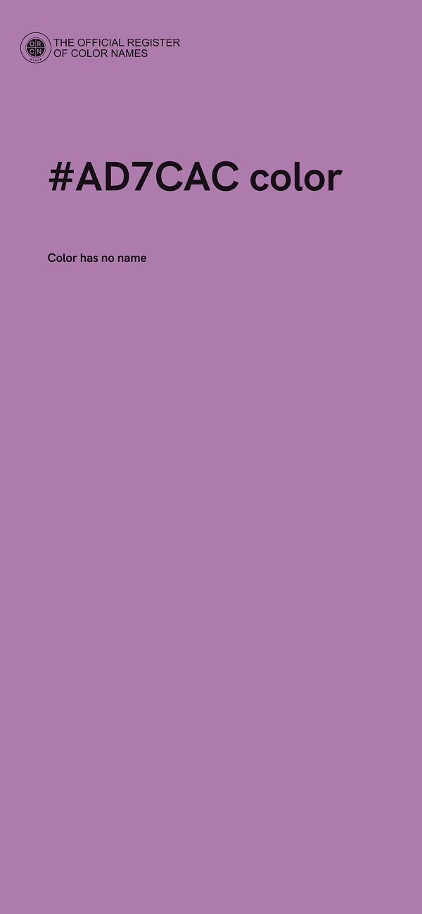 #AD7CAC color image