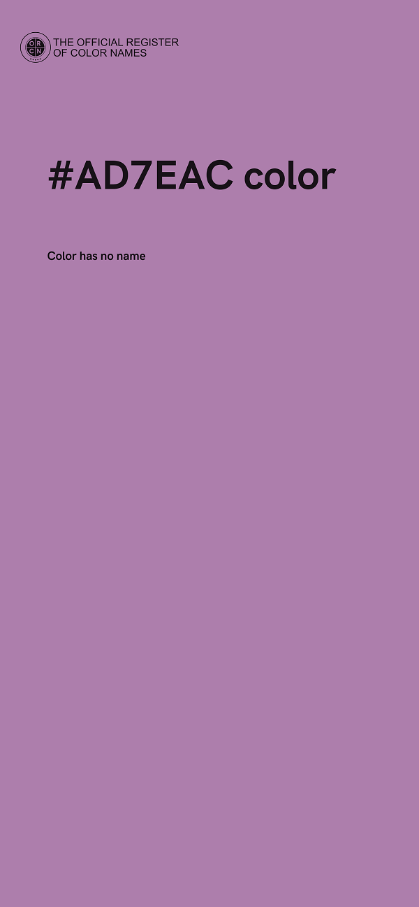 #AD7EAC color image
