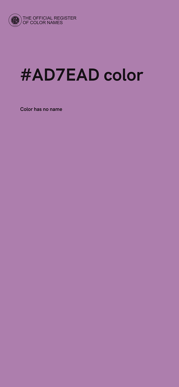 #AD7EAD color image