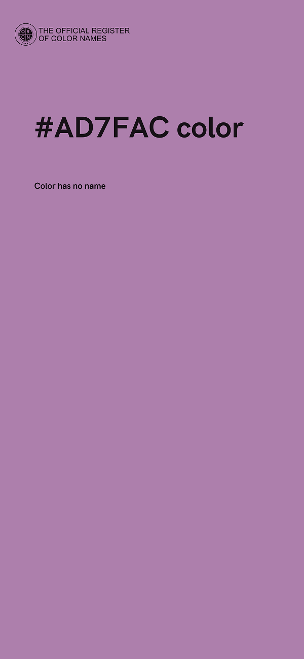 #AD7FAC color image