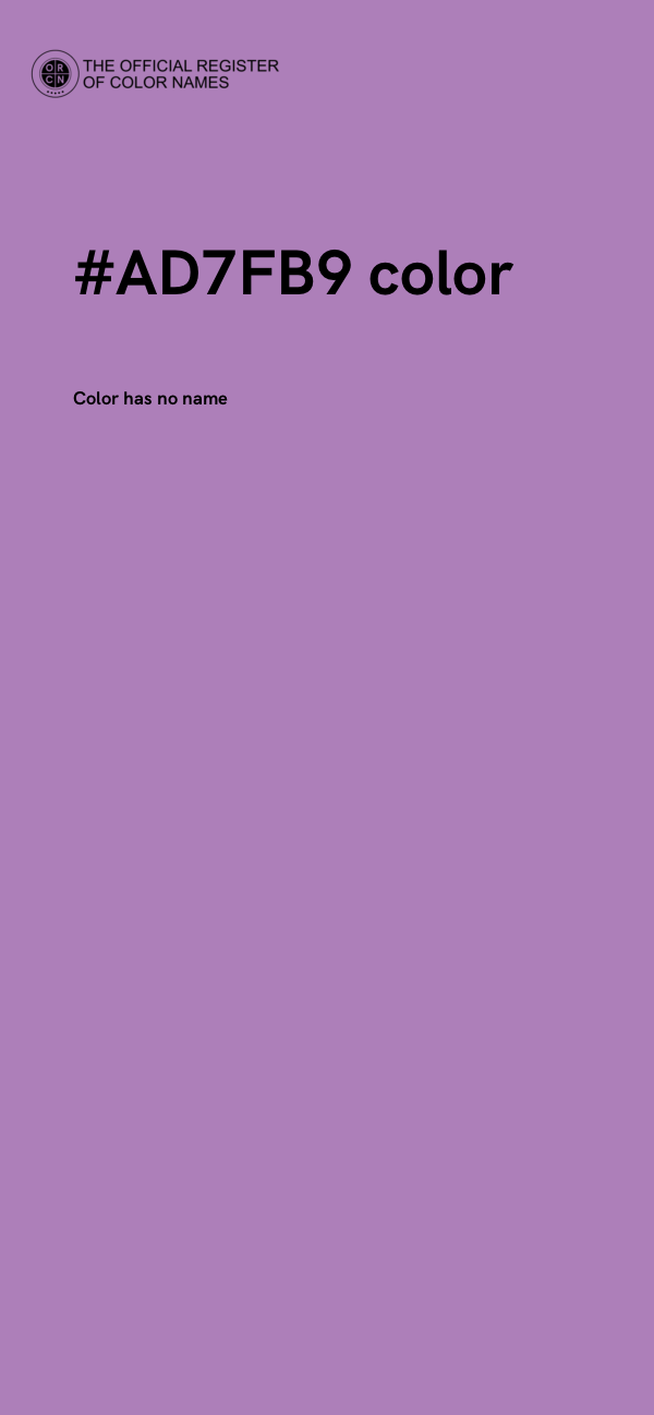 #AD7FB9 color image