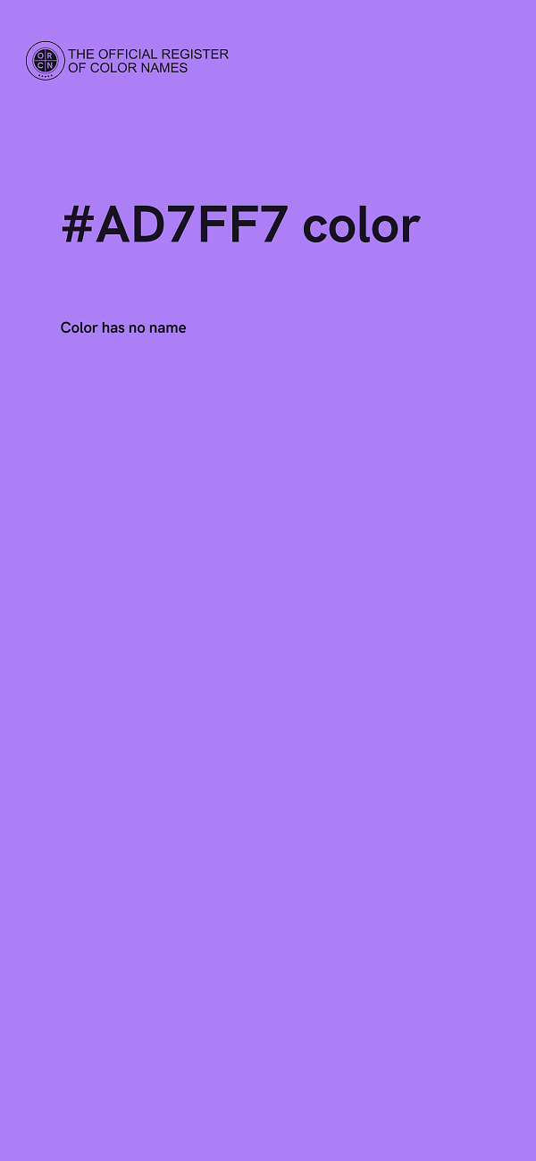 #AD7FF7 color image