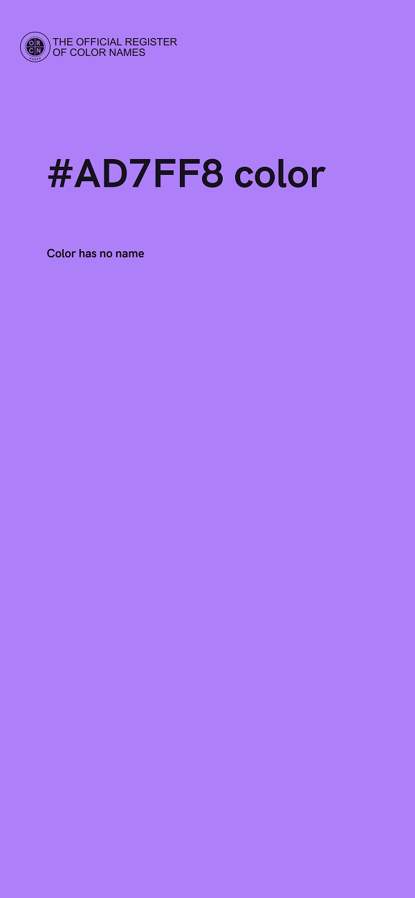 #AD7FF8 color image
