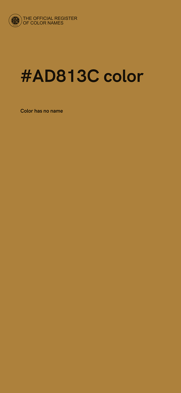 #AD813C color image