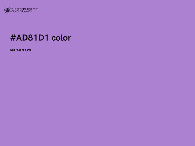#AD81D1 color image