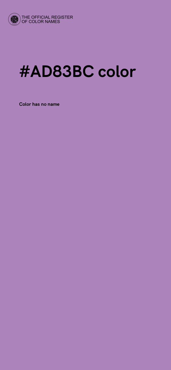 #AD83BC color image