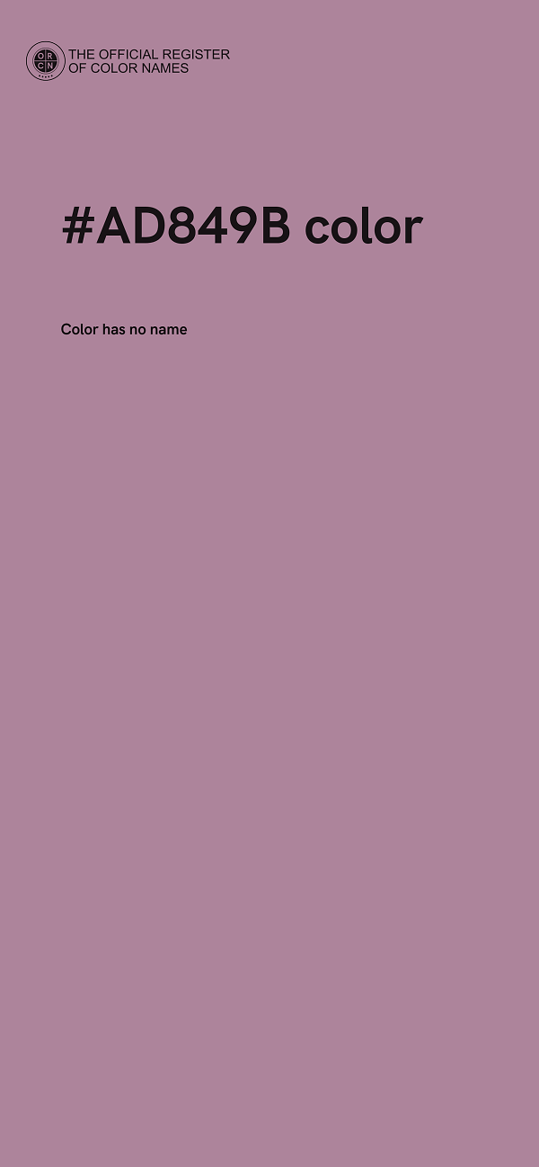 #AD849B color image