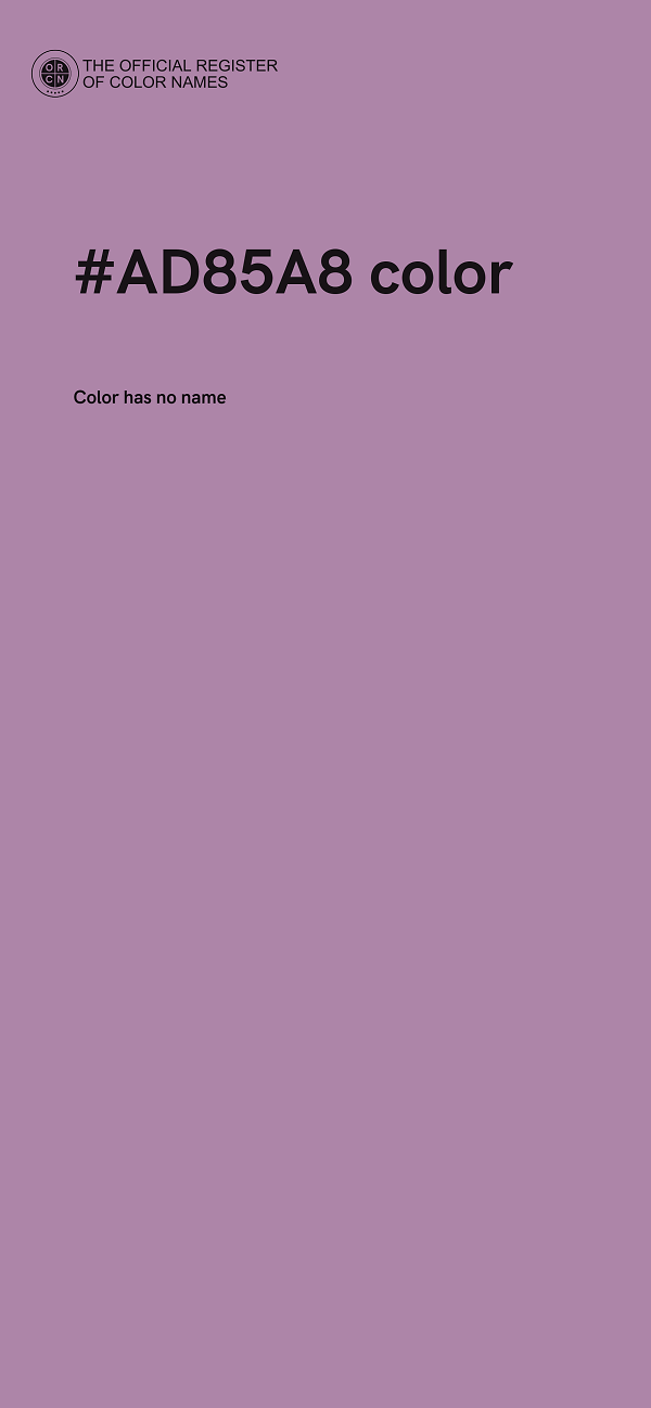 #AD85A8 color image