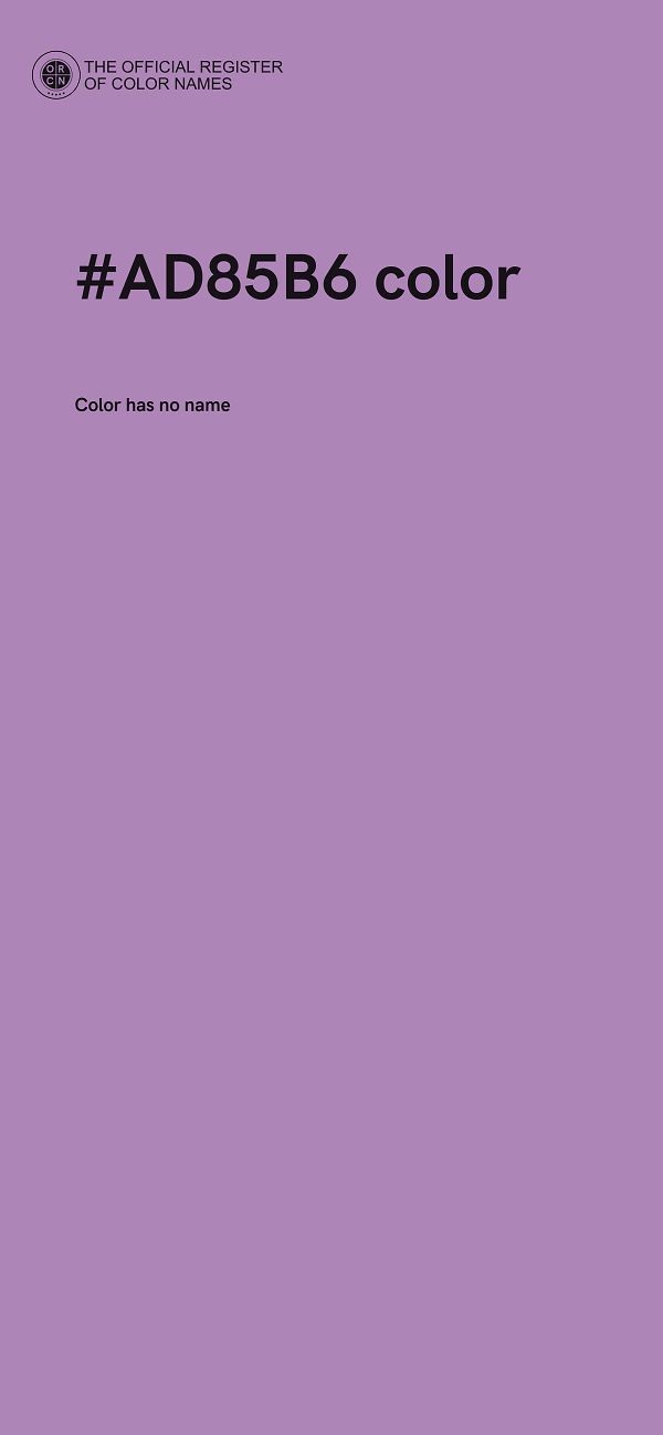 #AD85B6 color image