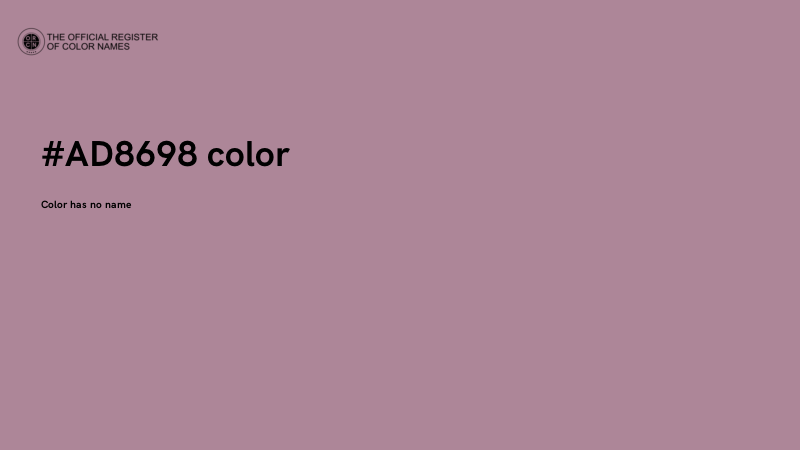 #AD8698 color image