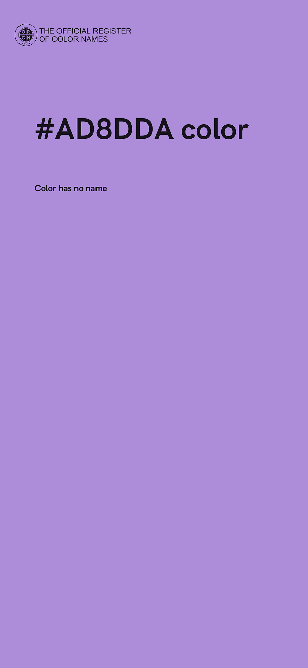 #AD8DDA color image