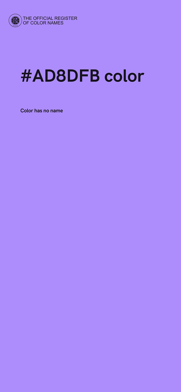 #AD8DFB color image