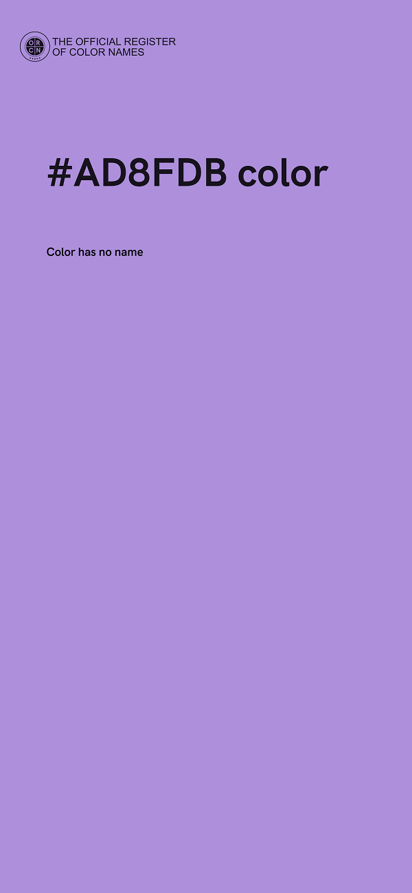 #AD8FDB color image