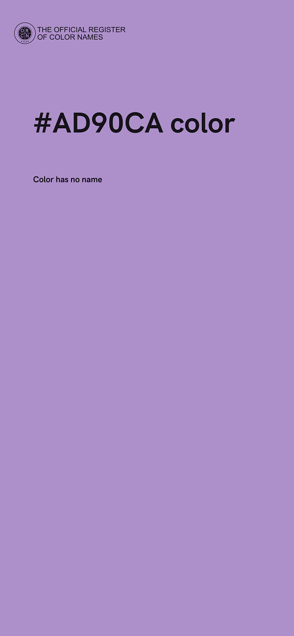 #AD90CA color image