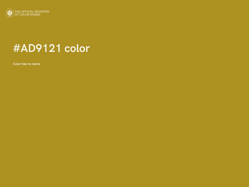 #AD9121 color image