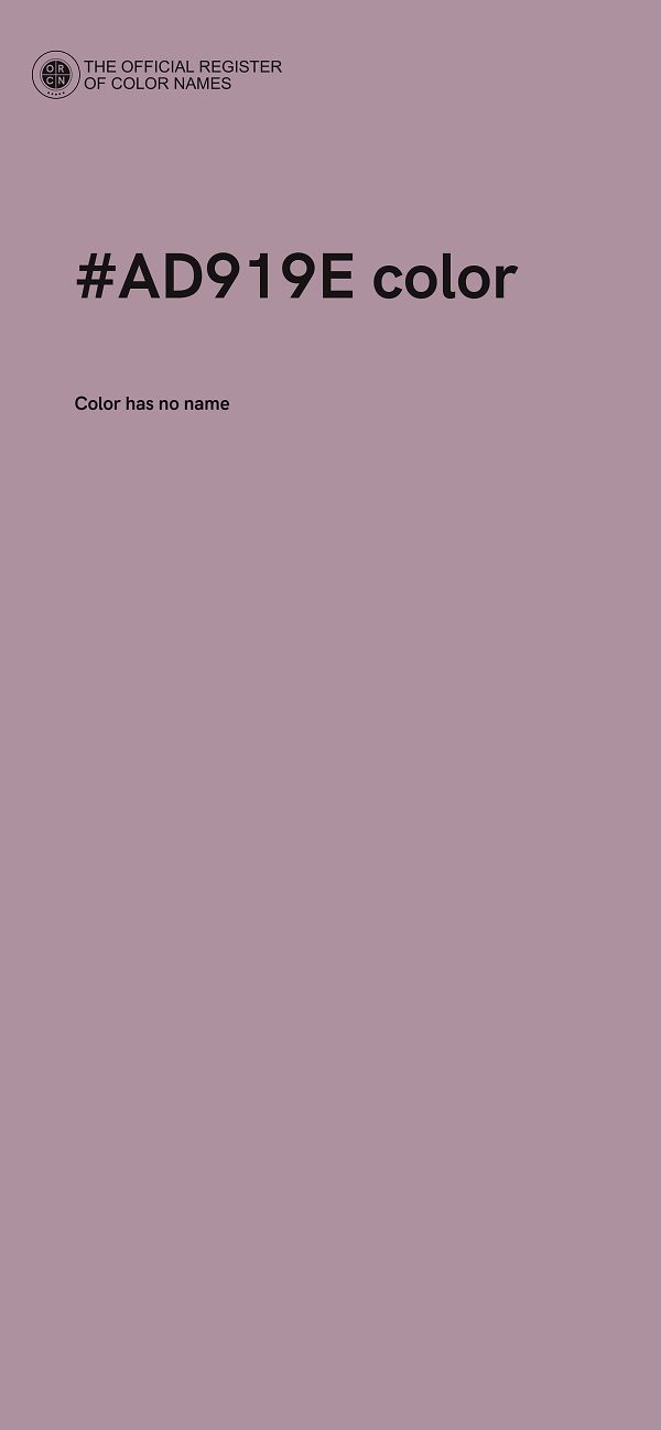 #AD919E color image