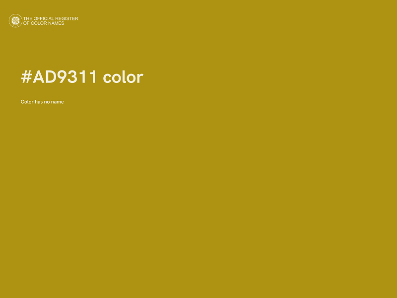 #AD9311 color image