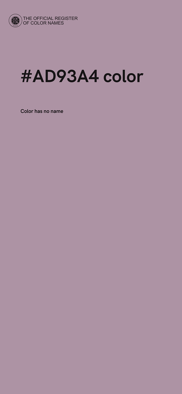 #AD93A4 color image