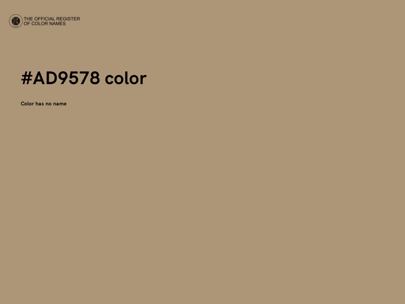 #AD9578 color image