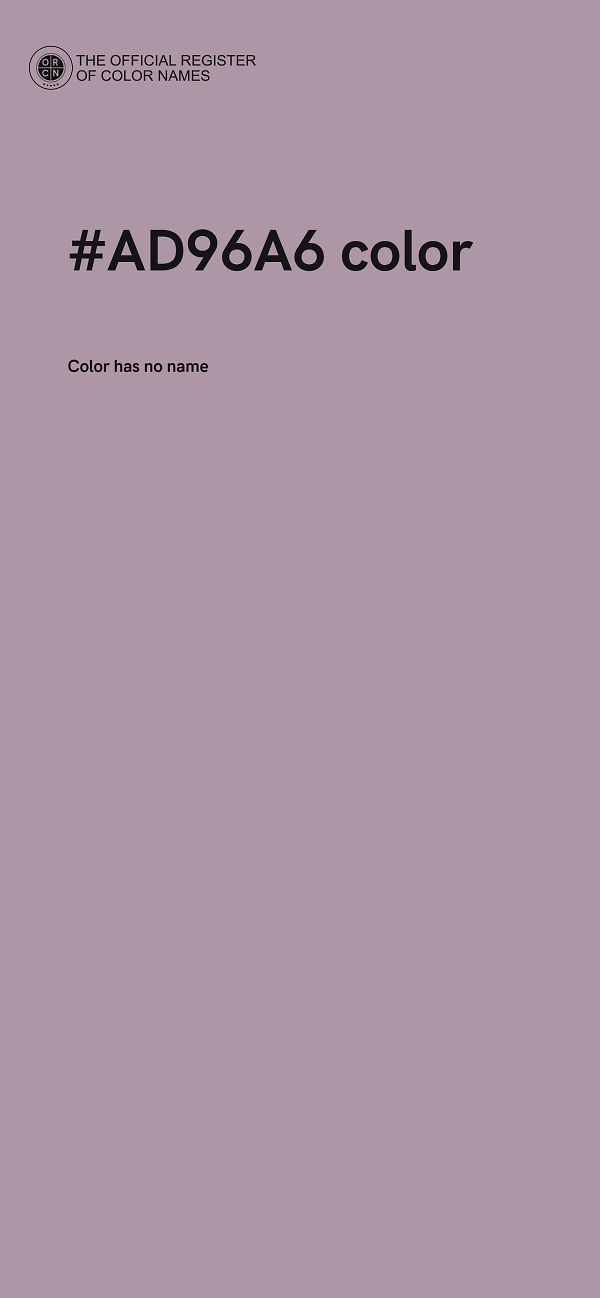#AD96A6 color image