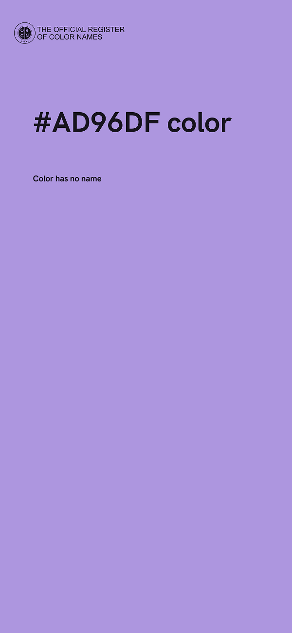 #AD96DF color image