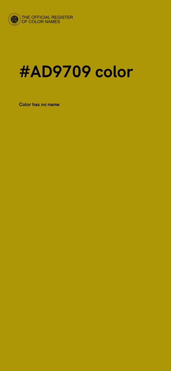 #AD9709 color image