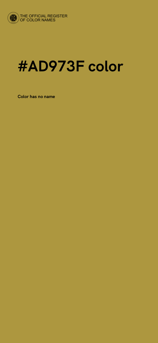 #AD973F color image