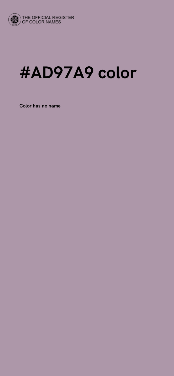 #AD97A9 color image