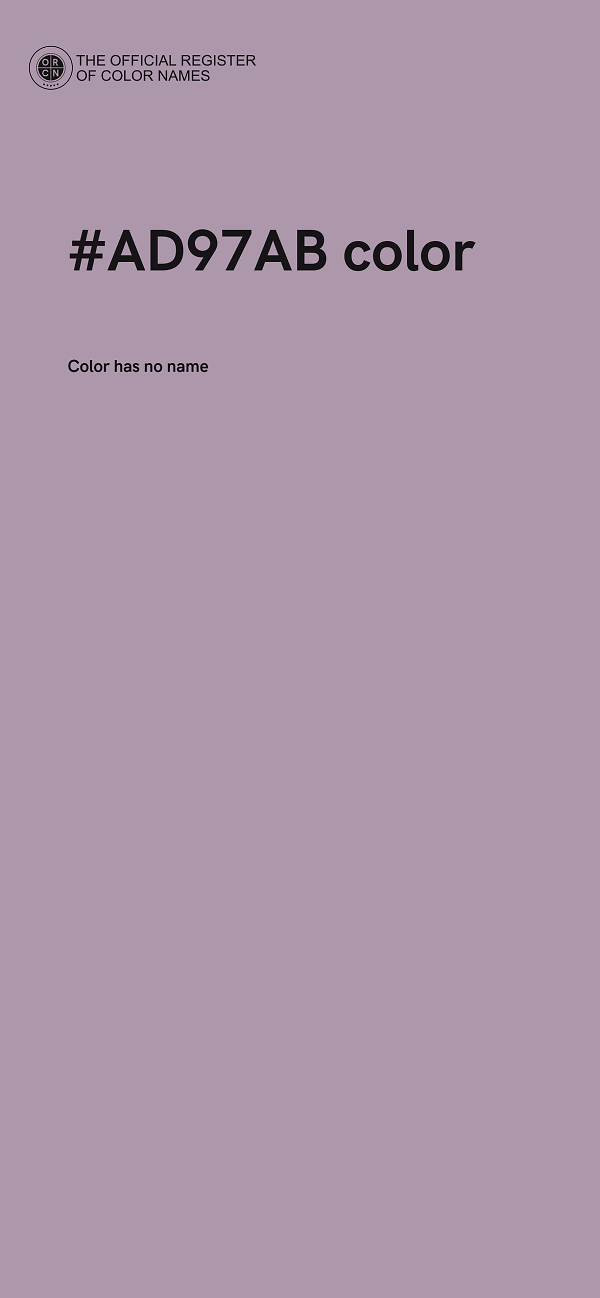 #AD97AB color image