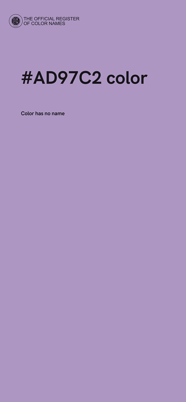 #AD97C2 color image