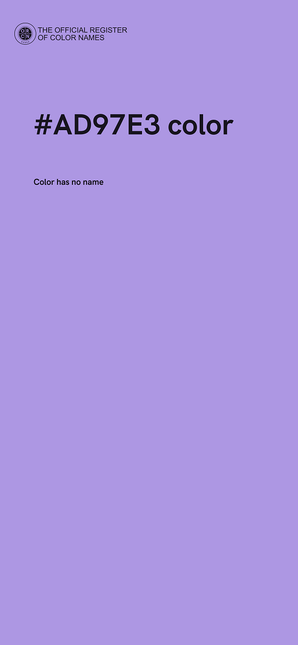 #AD97E3 color image