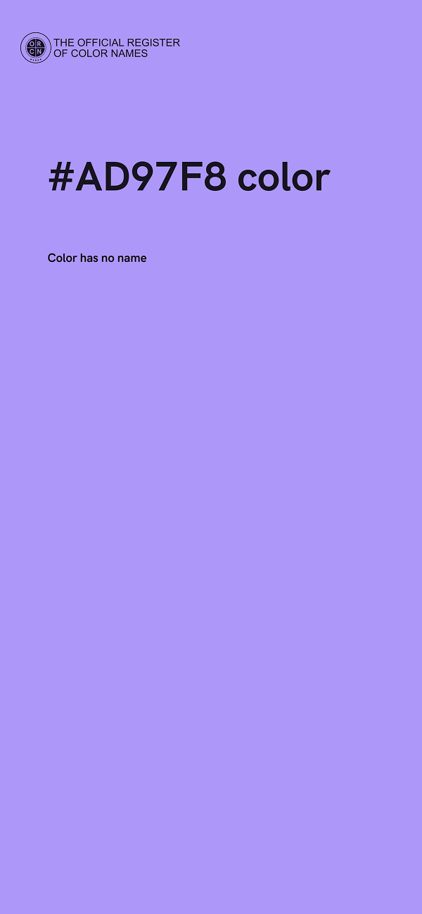 #AD97F8 color image