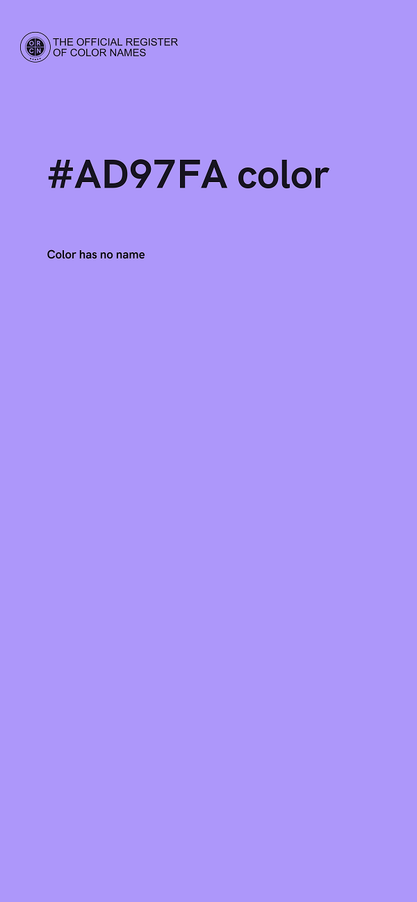 #AD97FA color image