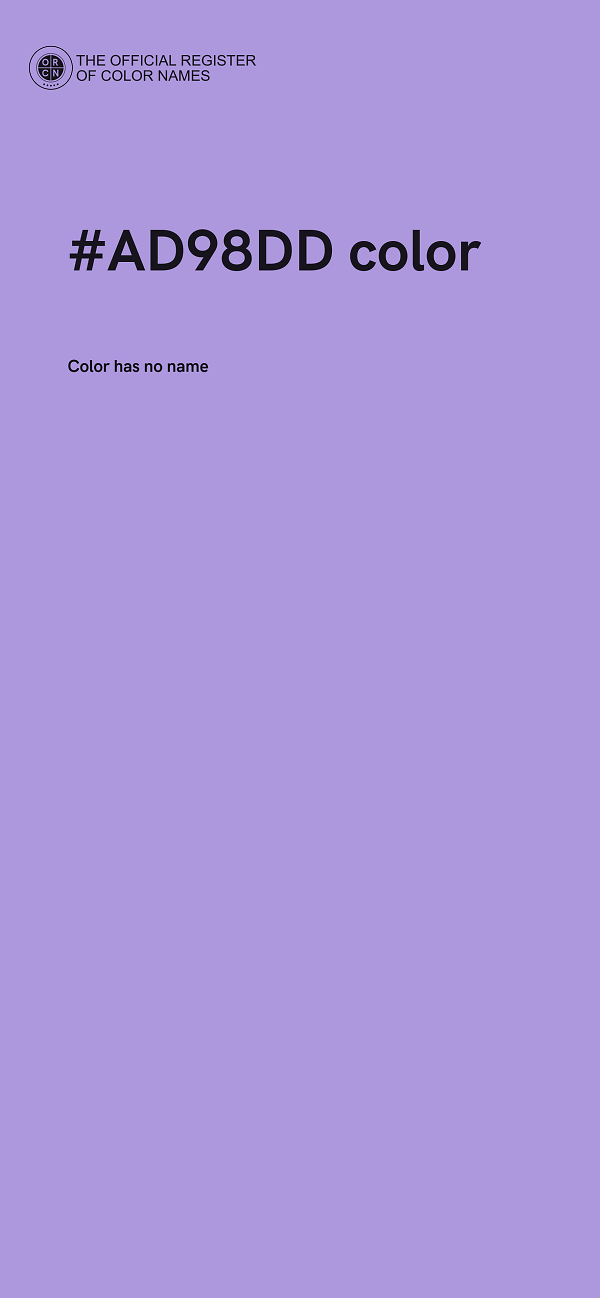 #AD98DD color image