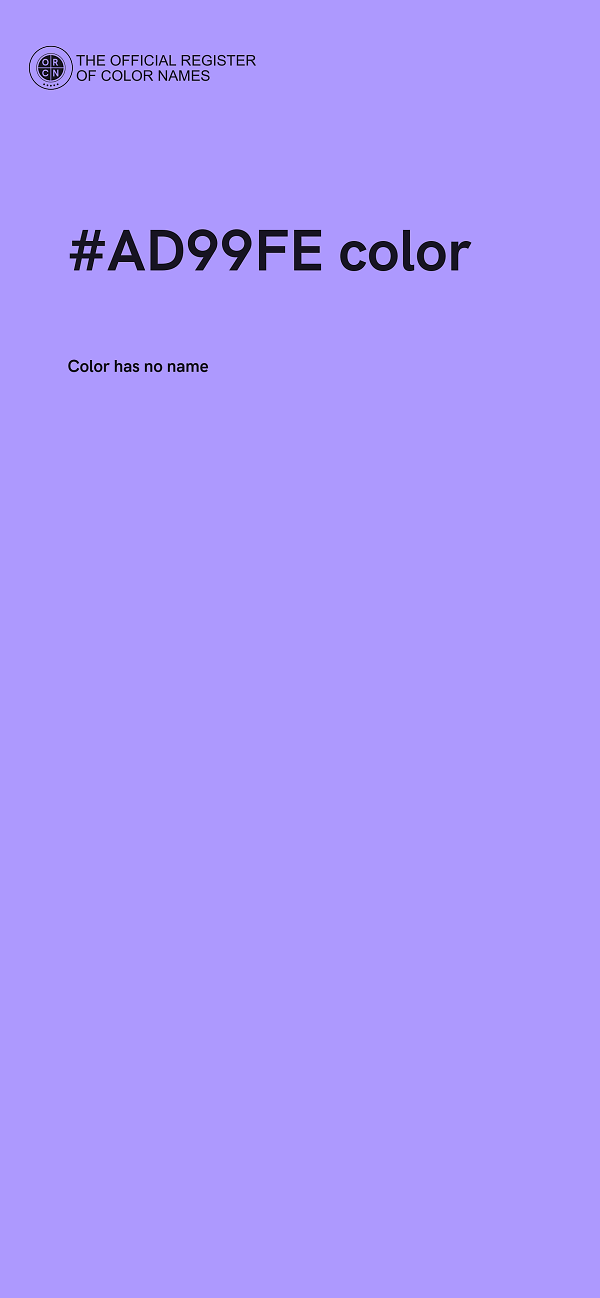 #AD99FE color image