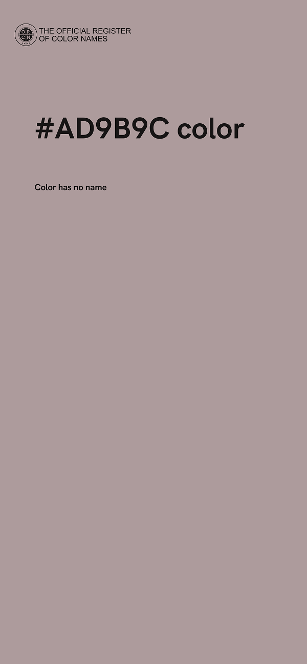 #AD9B9C color image