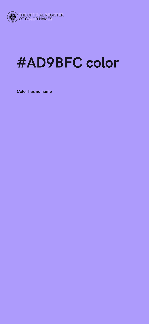 #AD9BFC color image