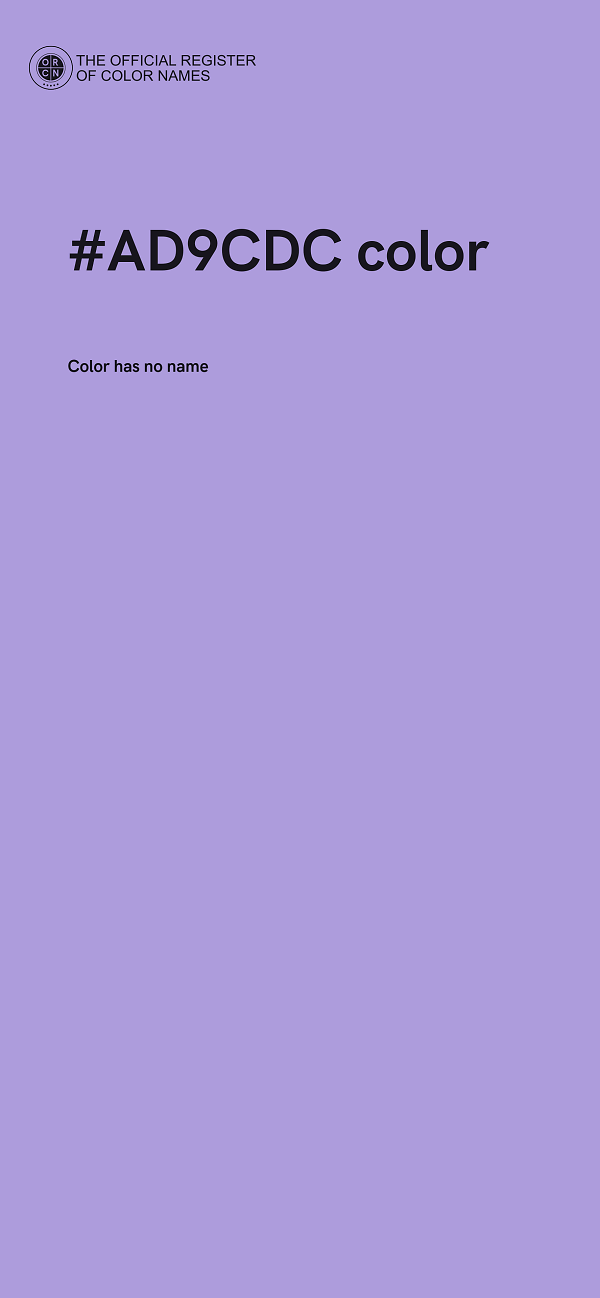 #AD9CDC color image