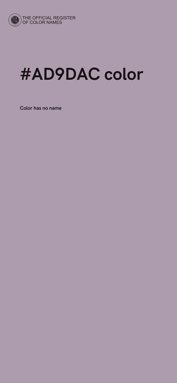 #AD9DAC color image