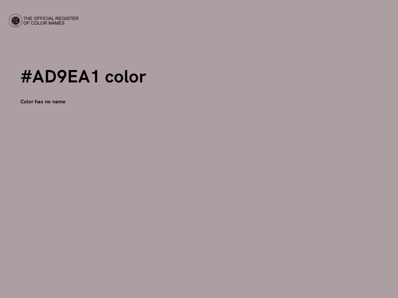 #AD9EA1 color image
