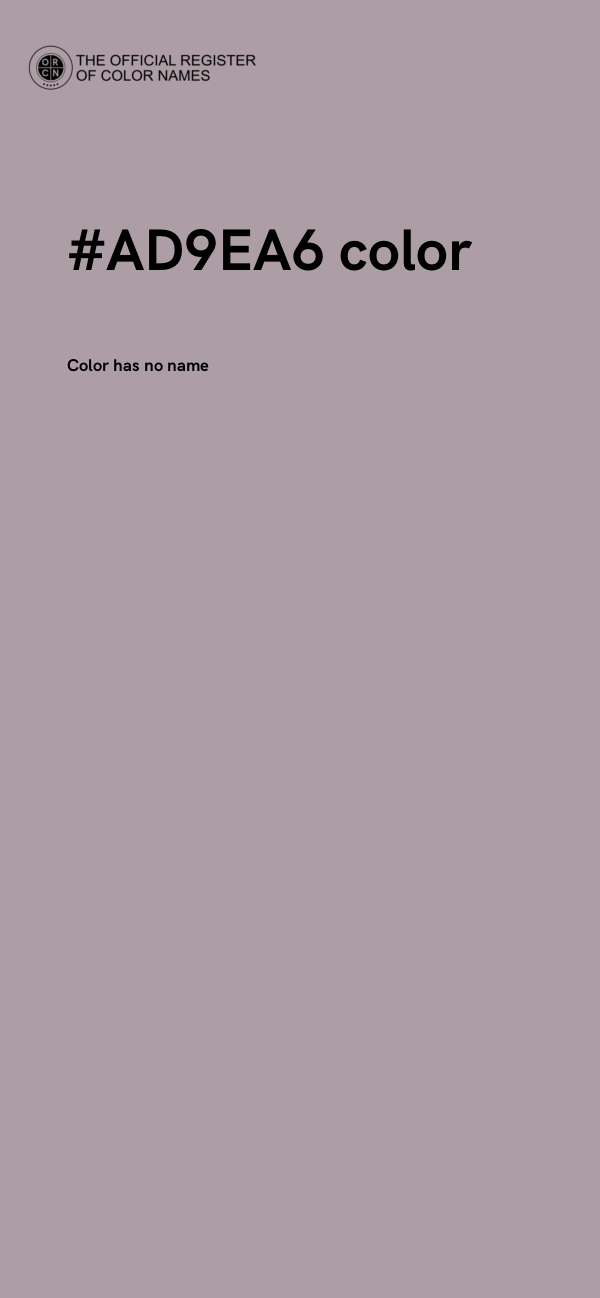 #AD9EA6 color image