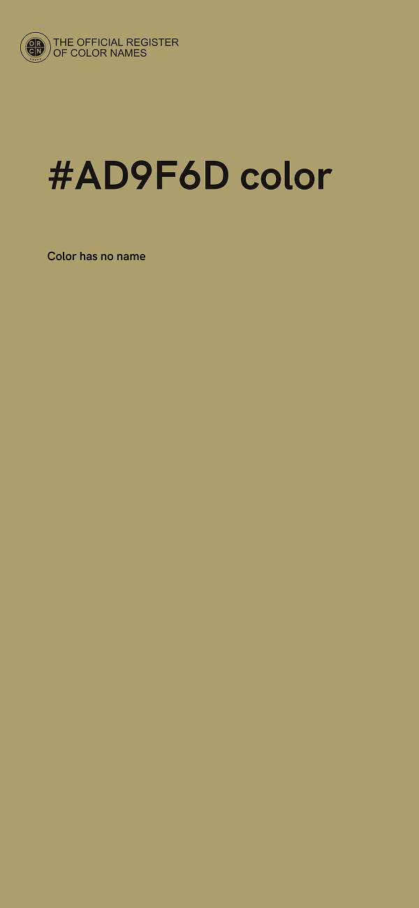 #AD9F6D color image
