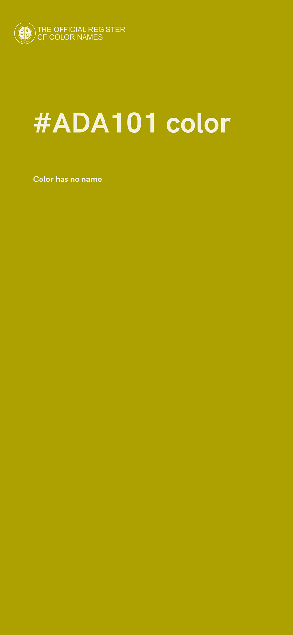 #ADA101 color image