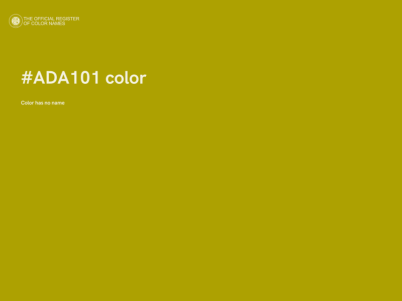 #ADA101 color image