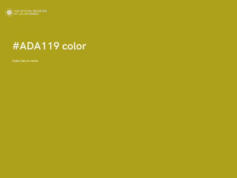 #ADA119 color image